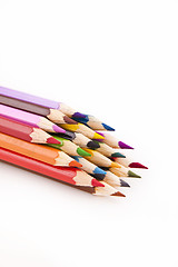 Image showing colored pencils - isolated