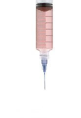 Image showing Close up of a syringe