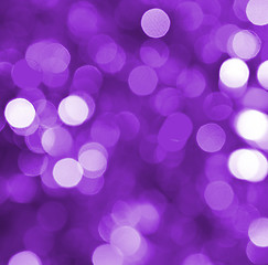 Image showing Purple bokeh background