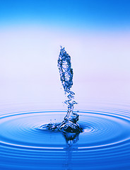 Image showing Water splash background