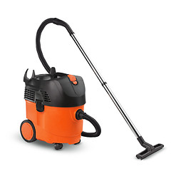 Image showing Orange Vacuum cleaner