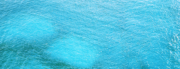 Image showing blue water surface