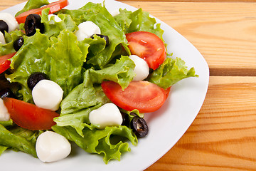 Image showing Greece vegetable salad