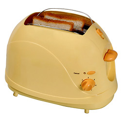 Image showing toast in a yellow toaster