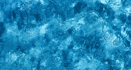 Image showing blue water surface