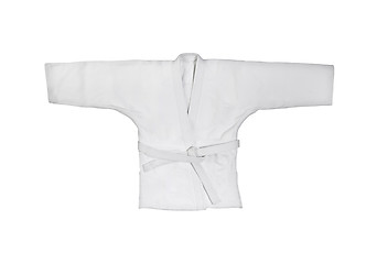 Image showing Judogi with white belt