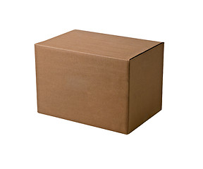 Image showing cardboard box carton container