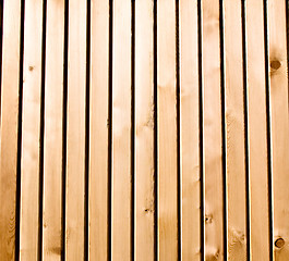 Image showing Cedar wooden plank vertical