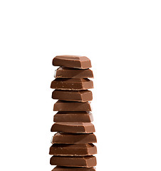 Image showing Broken chocolate