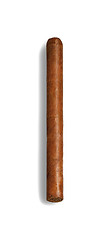 Image showing long elegant brown cigar