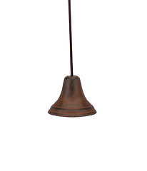 Image showing Classic bell on the white