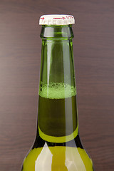 Image showing beer bottle close-up