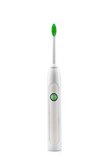 Image showing electric toothbrush on white background