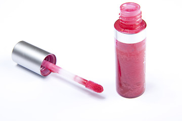 Image showing Lip gloss isolated on a white background