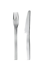 Image showing Fork and knife