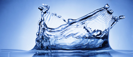 Image showing water splash isolated