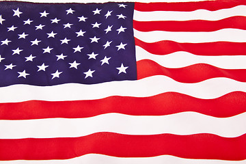 Image showing an American flag background waving in the wind