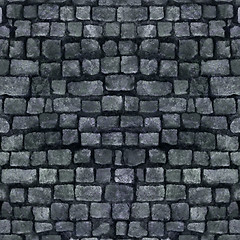 Image showing Cobblestone path pattern background