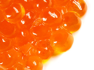 Image showing delicious red caviar