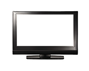 Image showing LCD high definition flat screen TV