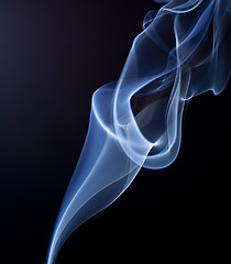 Image showing smoke on black background