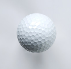 Image showing White golf ball isolated on white