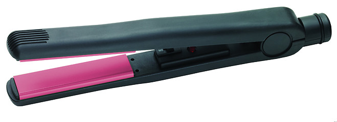 Image showing Hair straightener with ceramic plates