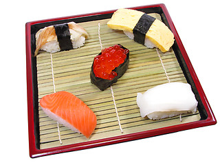 Image showing Sushi plate