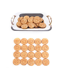 Image showing Plate of cookies