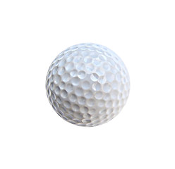 Image showing Golf ball isolated on white