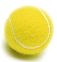 Image showing Tennis ball isolated