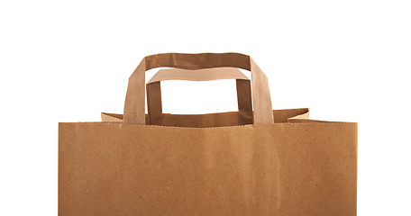 Image showing Paper bag on white