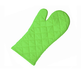 Image showing Green kitchen glove