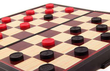 Image showing Checkers Board Game