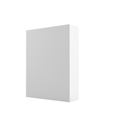 Image showing Blank White Box Isolated on a White Background