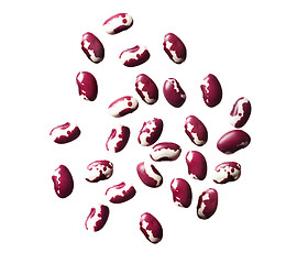 Image showing dried beans on white background