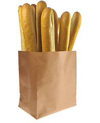 Image showing Fresh french baguettes