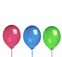 Image showing color balloons