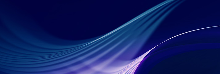 Image showing blue abstract composition