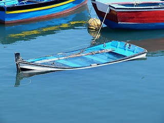 Image showing Sunken Boat