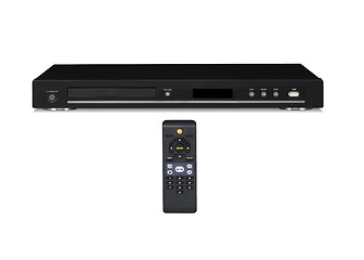 Image showing Dvd player isolated