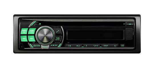 Image showing Modern car audio system