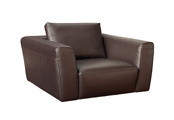 Image showing luxury leather armchair
