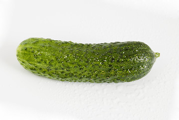 Image showing cucumber isolated on white