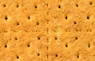 Image showing Graham cracker background or texture