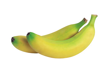 Image showing two bananas on white background