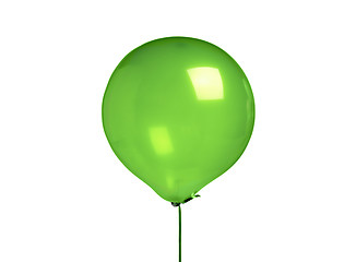 Image showing Inflatable balloon, photo on the white background