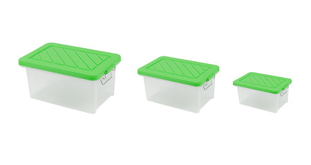 Image showing plastic containers