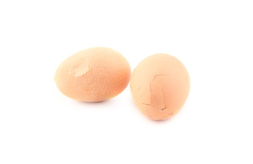Image showing cracked eggs