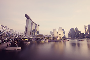 Image showing Singapore skyline